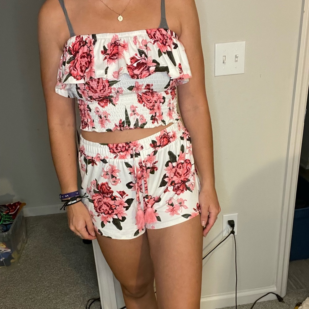 Floral two piece set